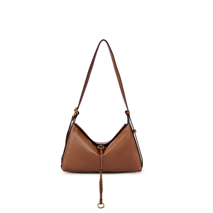 【董洁同款】迪桑娜回声hobo包植鞣牛皮女包单肩斜挎包腋下饺子包