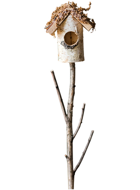 掬涵小房子地插艺术风趣味摆件