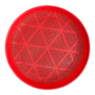 塑料粮食筛子圆簸箕晒茶萝卜干晒东西家用米筛细孔养蚕晒菜饺子大