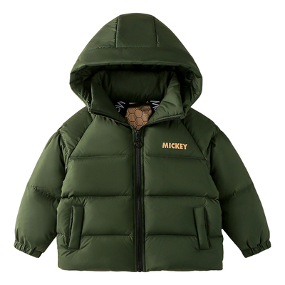 迪士尼童装儿童轻薄羽绒服男童冬装2025新款男孩棉衣宝宝羽绒外套