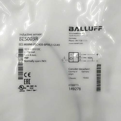 议价全新BALLUFF BES003R BES M08MI-PSC40B-BP00,3-GS49正品原装