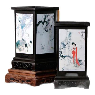 美观彩绘兰花盆高档树脂仿紫砂盆