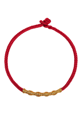 本命年红绳手链男女手工编织