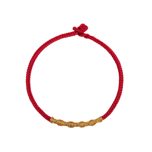 叙宫廷2026马年本命年红绳手链男女手工编织平安手绳朱砂饰品送礼