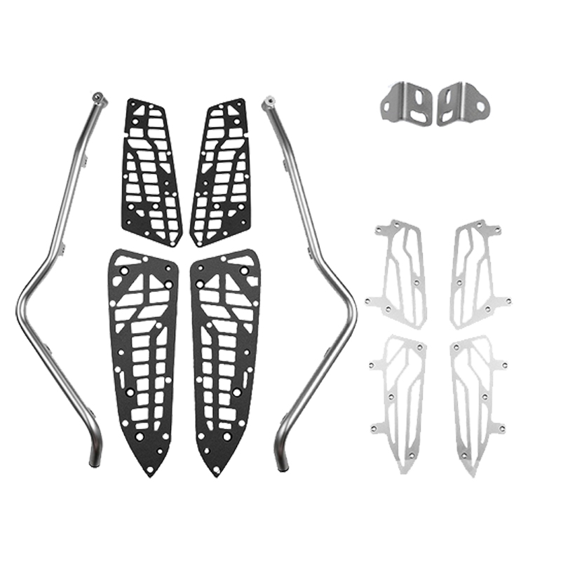 LOBOO萝卜摩托车适用于升仕350D专用护杠保险杠防摔保护配件改装