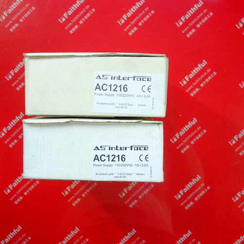 议价IFM AC1216 易福门全新AS-i电源模块 2.8A