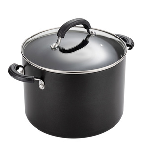 CIRCULON/圈圈锅/扭纹宝不粘锅汤锅煮粥面汤锅炖锅玻璃盖24cm