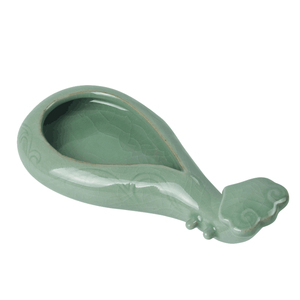 毛笔架笔挂陶瓷水墨碟墨蝶多功能笔搁墨盘砚台带盖文房四宝墨盒