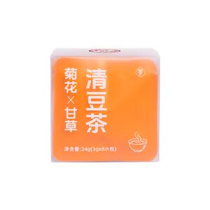 龙蟠橘井菊花甘草山药茯苓燚炎豆豆茶熬夜三伏天冷泡便携功夫养生