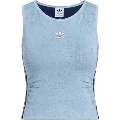 滔搏adidas阿迪达斯三叶草女子FAKE DENIM运动休闲背心KE3891