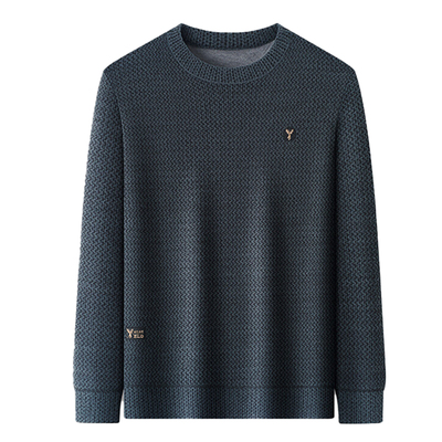 罗蒙秋冬款加绒加厚男士毛衣