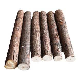 原生态杉木杆原木去皮带皮木桩景观布景道具圆木婚礼现场布置花门