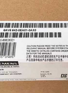 议价6AV6642-0EA01-3AX0 6AV6642-0EA01-3AX0 未，质保一年