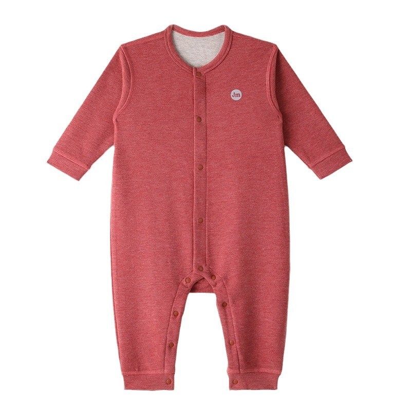 Oak mont秋冬季新款连体衣打底衣新生儿满月服婴儿哈衣宝宝周岁服
