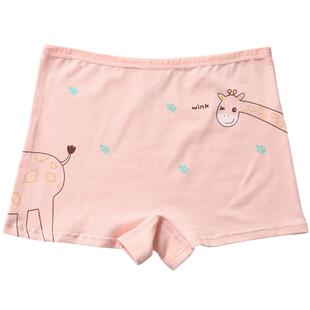 少女内裤高中学生纯棉中腰发育期18女孩平角裤10岁初中生12中大童