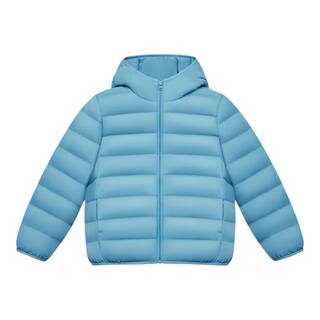 雪中飞2026夏新款男女童90绒连帽经典排骨羽绒服纯色简约百搭舒适