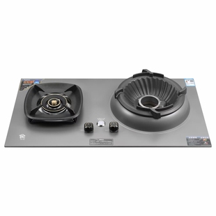 厨妃燃气灶668D烈焰灶家宴灶10KW嵌入式双灶直喷天然气猛火灶熄保