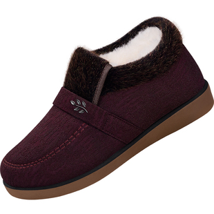 老北京布鞋女鞋官方旗舰店正品冬季中老年老人棉鞋防滑老太太冬鞋