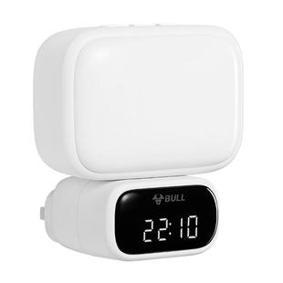 公牛床头遥控小夜灯卧室床头柔光伴睡眠灯婴儿喂奶护眼插电起夜灯