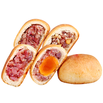 云腿月饼800g中秋节送礼火腿月饼