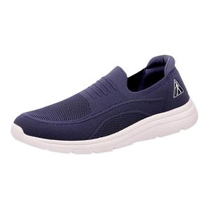 足力健老人鞋专柜正品男鞋透气春秋一脚蹬休闲软底舒适轻便爸爸鞋