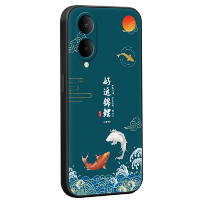 秋昊适用于vivoY33T手机壳vivioy33t好寓意Voviy33t潮牌VoY33t时尚v2317a中国风y36i防摔y36简约V2317A硅胶y3