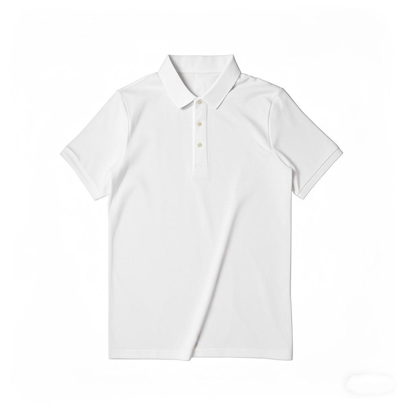 夏季POLO衫长绒棉男正肩无标Polo衫