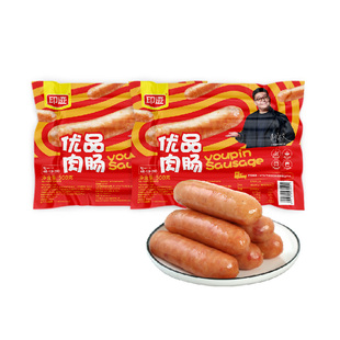 印迹优品肉肠猪肉爆汁肉烤肠儿童肠空气炸锅热狗地道脆皮肠批发