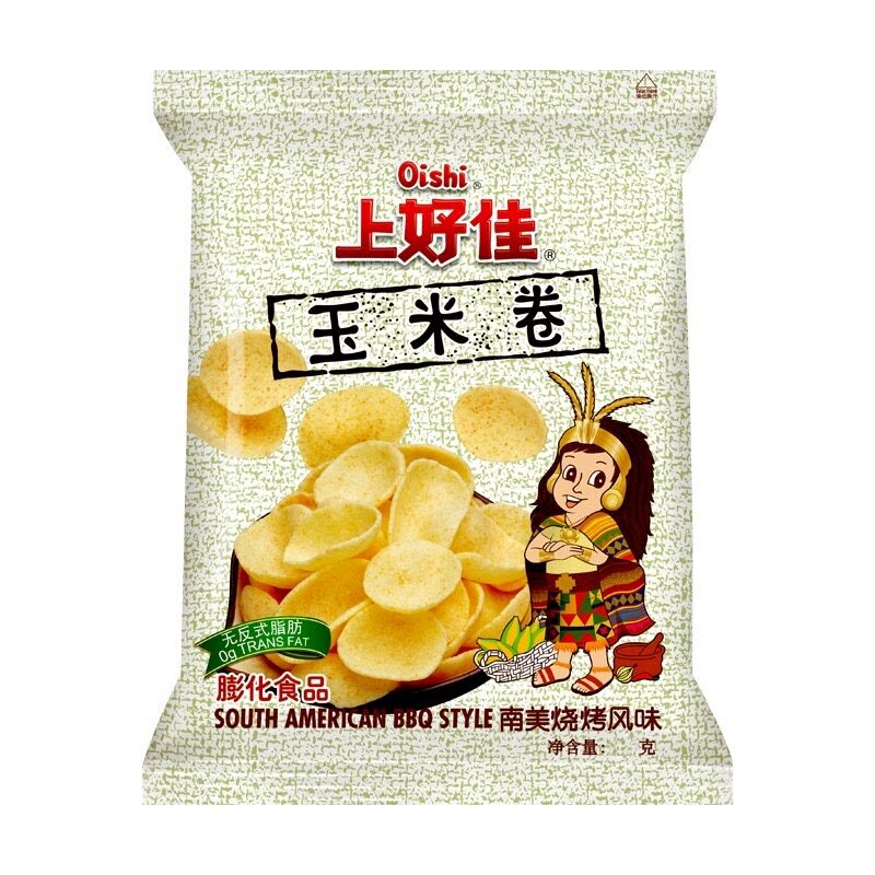 上好佳玉米卷烧烤味65g
