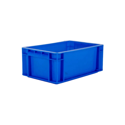 塑料周转箱300*200*120MM蓝色盒库房包装零件盒塑料筐收纳物流箱