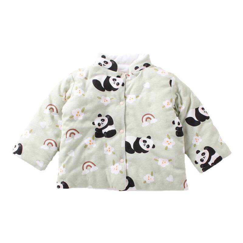 女宝宝印花棉袄加厚山东手工棉衣儿童冬季棉服立领纯棉花棉衣男童