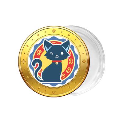 新款鎏彩牙仙子金币牙齿换牙纪念币儿童宝宝男孩女孩玩具双面图案