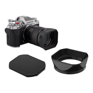 号歌用于富士XF16-50mm F2.8-4.8方形遮光罩XF33mmf1.4 23mmf/1.4 R LM WR镜头XT5XT50XE4XH2相机配件送盖