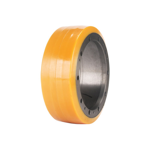 电动叉车轮子中力合力搬运车承重轮驱动聚氨酯地牛pu轮辅助轮配件