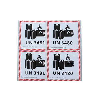 UN3481锂电池空运警示标签可定制