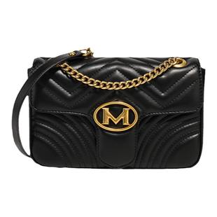 BOAT TAIL&CK轻奢百搭黑色真皮包包女式2025新款日常通勤斜挎包