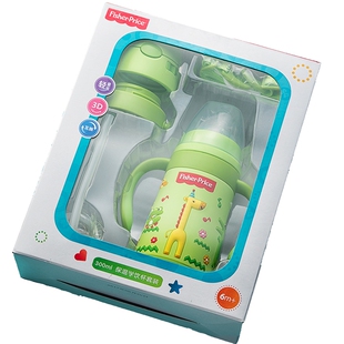 费雪婴儿学饮杯6个月以上保温防呛宝宝鸭嘴奶杯奶瓶儿童吸管水杯