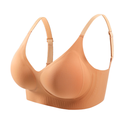 纯珂斯尼光面无钢圈软支撑内衣