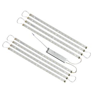 led灯条吸顶灯改造长条方形光源灯带三色变光灯管遥控无极调光