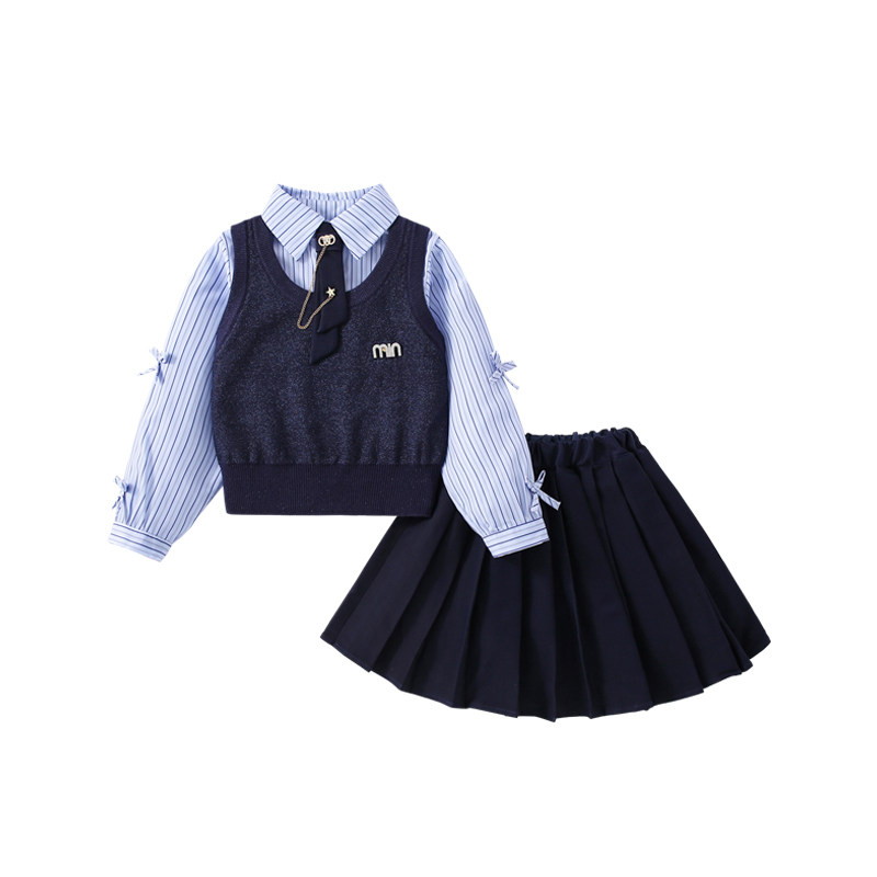 DeerBell女童套装学院风儿童衣服