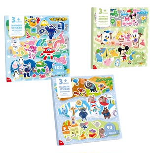 超级飞侠磁贴安静书男孩磁力拼图儿童0-2-3岁宝宝磁吸玩具换装书