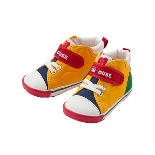 MIKIHOUSE学步鞋日本制宝宝鞋婴儿鞋子隐藏小熊刺绣男女童鞋新品