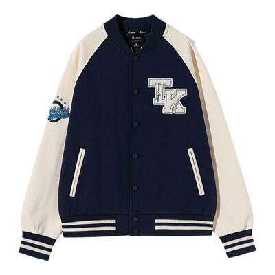 tokidoki艺术潮牌撞色拼接插肩袖棒球服男女高街休闲夹克外套