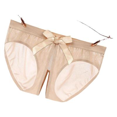 透明蝴蝶结甜美三角裤内裤