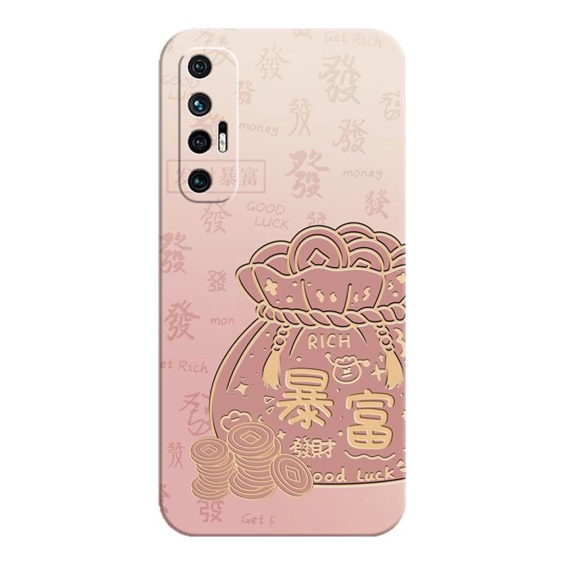 适用小米10s手机壳送挂绳