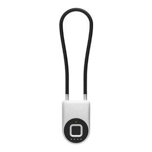 亿联智能头盔锁车筐钢丝绳长杆挂锁指纹锁柜子加长小锁头户外防水