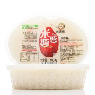 米婆婆甜酒酿孝感米酒醪糟湖北特产甜酒糯米酒糟月子米酒400g盒装