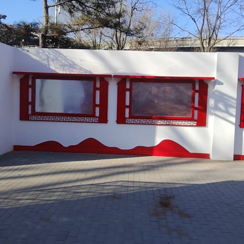 户外烤漆铁艺雕塑牌立体摆件装饰存标识牌景区宣传栏文化定制