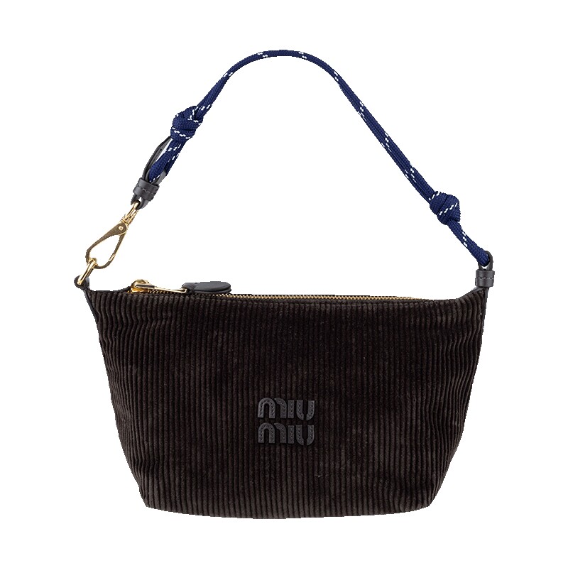 miumiu/缪缪字母刻字标志手提包