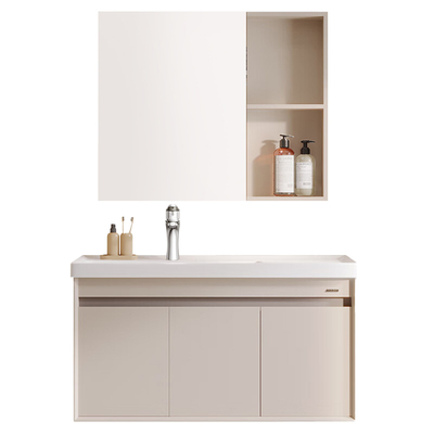 箭牌旗舰店奶油风浴室柜